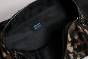 Dolce & Gabbana Multicolor Leopard DG Logo Belt Waist Fanny Pack Bag