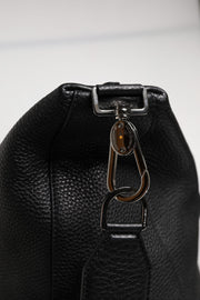 Dolce & Gabbana Black Calfskin Leather Hand Shoulder Duffle Bag