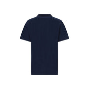 Dolce & Gabbana Blue Cotton Polo Shirt