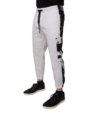 Dolce & Gabbana White Cotton Cargo Jogger Sweatpants Pants