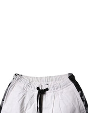 Dolce & Gabbana White Cotton Cargo Jogger Sweatpants Pants