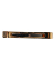 Dolce & Gabbana Multicolor Gold Tone Brass Tie Clip Bar