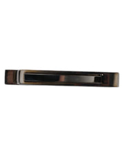 Dolce & Gabbana Black Tone Brass Logo Branded Tie Clip Bar