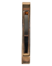 Dolce & Gabbana Gold Tone Brass Logo Branded Tie Clip Bar