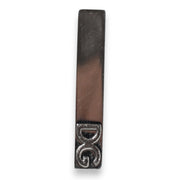 Dolce & Gabbana Silver Tone Brass Logo Branded Tie Clip Bar