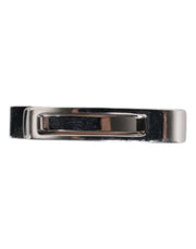Dolce & Gabbana Silver Tone Brass Logo Branded Tie Clip Bar