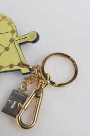 Dolce & Gabbana Multicolor Gold Tone Carretto Keychain Keyring