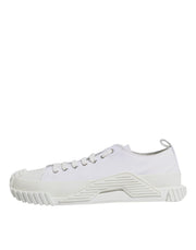 Dolce & Gabbana White Leather Low Top NS1 Sneakers Shoes