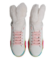 Dolce & Gabbana Multicolor Low Top Trainers Sneakers Shoes