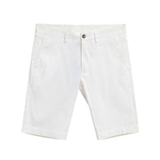 Dolce & Gabbana White Cotton Bermuda Shorts
