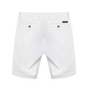 Dolce & Gabbana White Cotton Bermuda Shorts