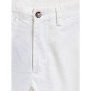 Dolce & Gabbana White Cotton Bermuda Shorts