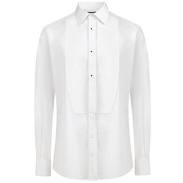 Dolce & Gabbana White Cotton Dress Shirt