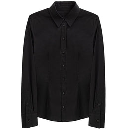 Dolce & Gabbana Black Cotton Dress Shirt