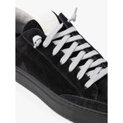 P448 Black Suede Leather Athletic Sneakers