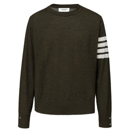 Thom Browne Green Wool Sweatshirt