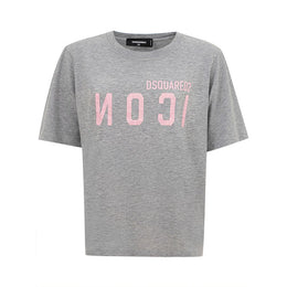 Dsquared² Gray Cotton T-Shirt
