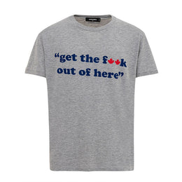 Dsquared² Gray Cotton T-Shirt