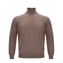 KANGRA Brown Wool Turtleneck