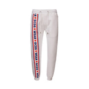 GCDS White Cotton Athletic Pants