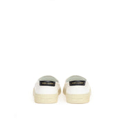 Saint Laurent White Cotton Low Top Sneakers