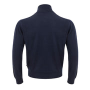 FERRANTE Blue Wool Turtleneck