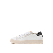 P448 White Leather Athletic Sneakers