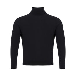 Colombo Black Cashmere Turtleneck