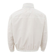 Armani Exchange Beige Polyamide Bomber