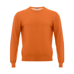 Gran Sasso Orange Wool Sweatshirt