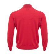 Gran Sasso Red Wool T-Shirt
