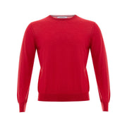 Gran Sasso Red Wool Sweatshirt