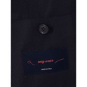 Lardini Blue Cotton Blazer