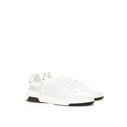 Casadei White Leather Athletic Sneakers
