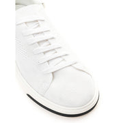 Casadei White Leather Athletic Sneakers