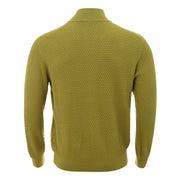 Gran Sasso Yellow Cotton Cardigan