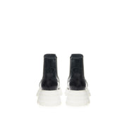 Alexander McQueen Black Leather Chelsea Boots