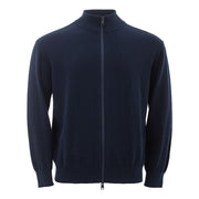 Armani Exchange Blue Cotton Sweatshirt