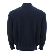 Armani Exchange Blue Cotton Sweatshirt
