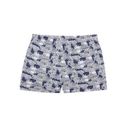 Emporio Armani White Polyester Swim Shorts
