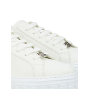 Casadei White Leather Athletic Sneakers