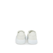 Casadei White Leather Athletic Sneakers