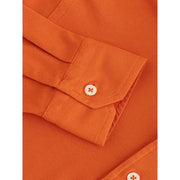 Gran Sasso Orange Cotton Polo Shirt
