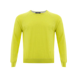 Gran Sasso Yellow Cotton Sweatshirt