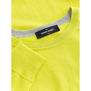 Gran Sasso Yellow Cotton Sweatshirt
