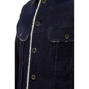 Lardini Blue Cotton Denim Jacket