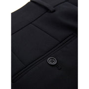 Dolce & Gabbana Black Polyester Dress Pants