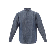 Lardini Blue Denim Shirt