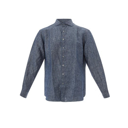 Lardini Blue Denim Shirt