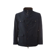 Lardini Blue Wool Coat